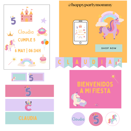 Pack Unicornio Party